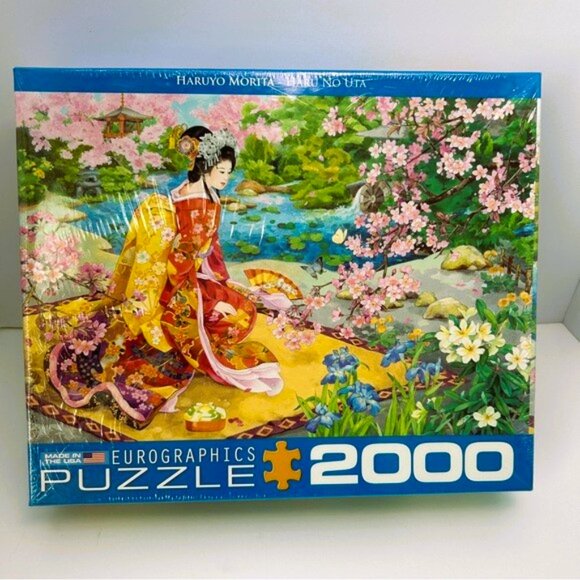 New EuroGraphics 2000 Piece Puzzle Haruyo Morita - Haru No Uta - Made in the USA - Picture 1 of 6